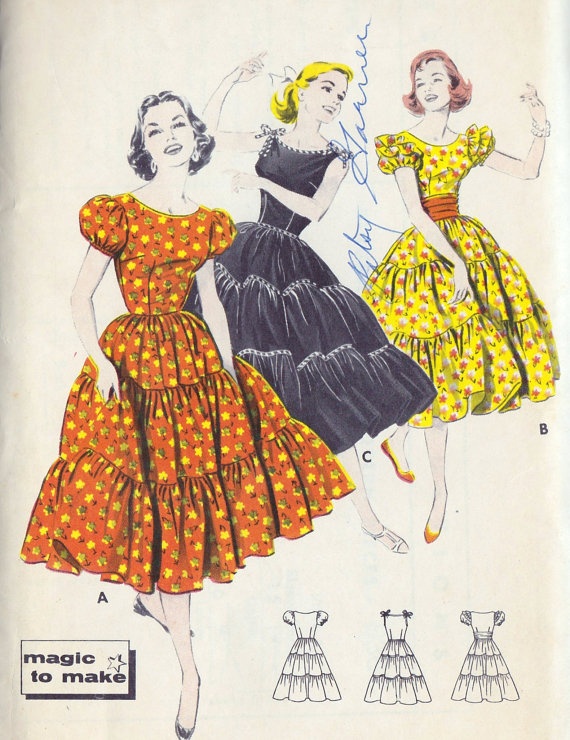 1950's Square Dance Dress | Time Travel ...